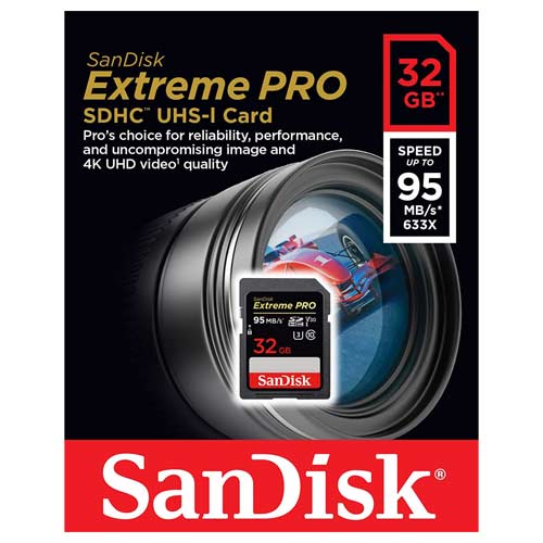 کارت حافظه SanDisk 32GB Extreme PRO SDHC UHS-I