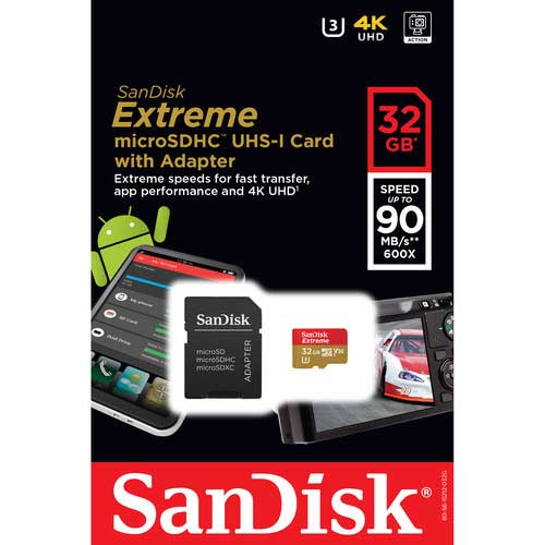 کارت حافظه سندیسک مدل SanDisk 32GB Extreme UHS-I microSDXC