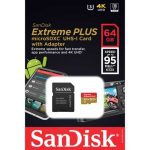 کارت حافظه سندیسک مدل SanDisk 64GB Extreme Plus UHS-I microSDXC