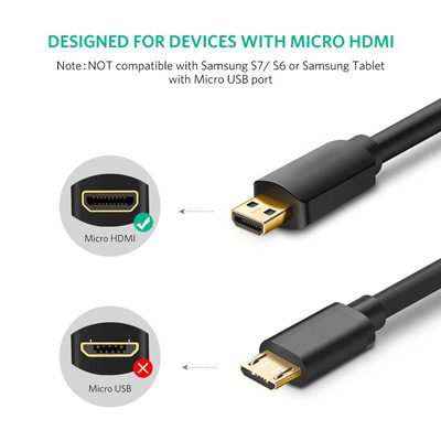 کابل تبدیل HDMI به Micro HDMI به طول ۱٫۵ متر
