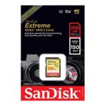 کارت حافظه سندیسک مدل SanDisk 256GB Extreme SDXC UHS-I U3