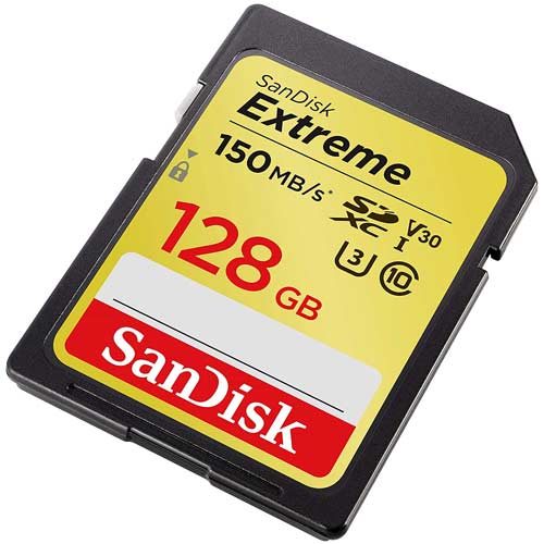 کارت حافظه سندیسک مدل SanDisk 128GB Extreme SDXC UHS-I U3