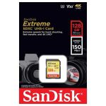 کارت حافظه سندیسک مدل SanDisk 128GB Extreme SDXC UHS-I U3