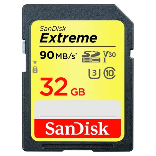 کارت حافظه سندیسک مدل SanDisk 32GB Extreme SDHC UHS-I U3