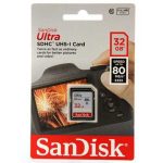 کارت حافظه سندیسک مدل SanDisk 32GB Ultra SDHC UHS-I 80MB/s