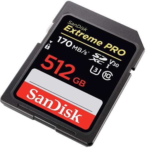 کارت حافظه سندیسک مدل SanDisk 512GB Extreme Pro SDXC UHS-I U3