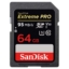 کارت حافظه سندیسک مدل SanDisk 64GB Extreme SDXC UHS-I U3