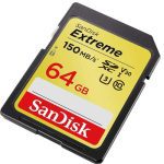 کارت حافظه سندیسک مدل SanDisk 64GB Extreme SDXC UHS-I U3