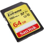 کارت حافظه سندیسک مدل SanDisk 64GB Extreme SDXC UHS-I U3