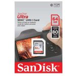 کارت حافظه سندیسک مدل SanDisk 64GB Ultra SDXC UHS-I 80MB/s