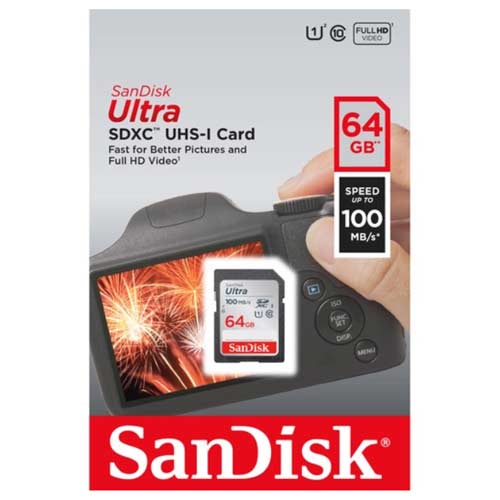 کارت حافظه سندیسک مدل SanDisk 64GB Ultra SDXC UHS-I