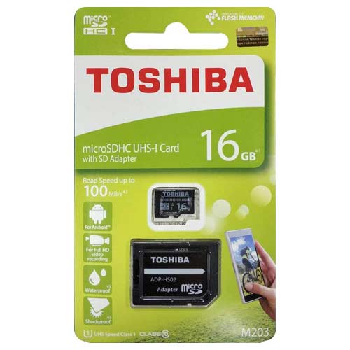کارت حافظه توشیبا مدل Toshiba 16GB UHS-I microSDHC M203