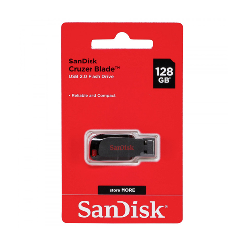 فلش مموری 128GB سندیسک SanDisk CRUZER Blade USB 2.0