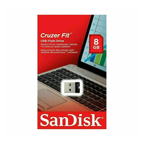 فلش مموری 8GB سندیسک SanDisk Cruzer Fit CZ33 USB 2.0