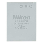 باتری لیتیومی دوربین نیکون Nikon EN-EL8