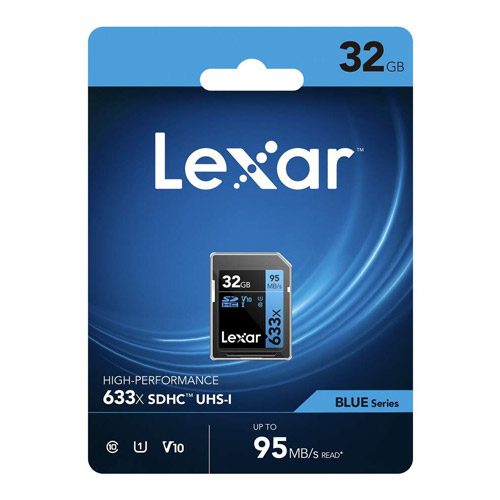 کارت حافظه لکسار مدل Lexar 32GB Professional SDHC UHS-I U1 95MB/s