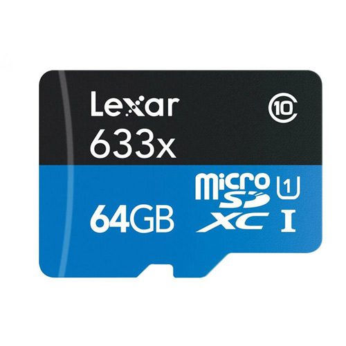 کارت حافظه لکسار Lexar 633X microSDHC 64GB 100MB/s