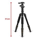 سه پایه مونوپاددار زومی مدل Zomei Q666 Camera Tripod