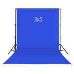 فون بک گراند مخمل آبی کروماکی سایز Background Blue Cromaki 3×5