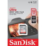 کارت حافظه سندیسک مدل SanDisk 32GB Ultra SDHC UHS-I 120MB/s
