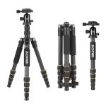 سه پایه مونوپاددار فیبر کربن زومی مدل Zomei Q666C Carbon Fiber Camera Tripod