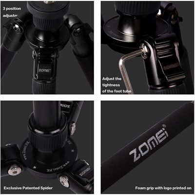 سه پایه مونوپاد دار زومی Zomei Z818 Camera Tripod