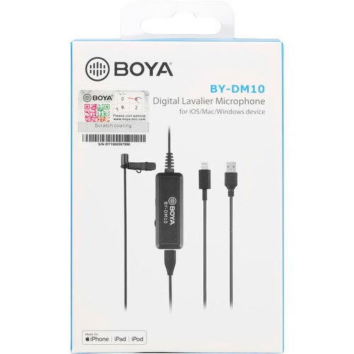 میکروفون یقه ای بویا مدل Boya BY-DM10