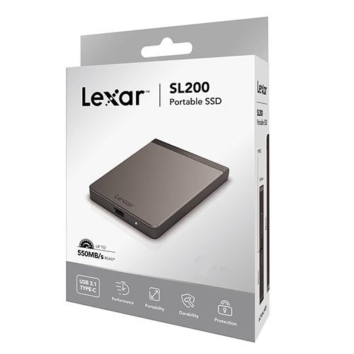 هارد اکسترنال 512GB لکسار Lexar SL200 SSD Hard Drive