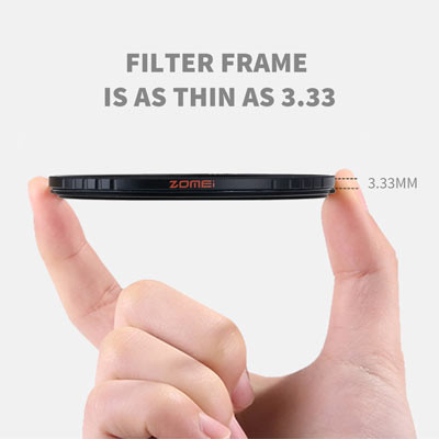 فیلتر لنز یووی زومی Zomei ABS Slim 58mm MCUV Filter