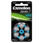باتری سمعک سکه ای کملیون مدل Camelion A675 Hearing Aid بسته 12 عددی