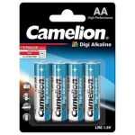 باتری قلمی و نیم قلمی کملیون مدل Camelion Digi Alkaline بسته 16 عددی