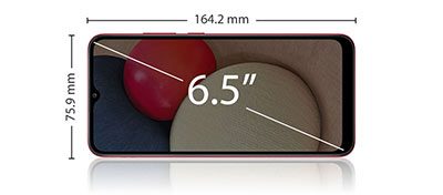 گوشی موبایل سامسونگ مدل Samsung A02 S با ظرفیت 32 گیگابایت رنگ قرمز
