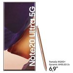 گوشی موبایل سامسونگ مدل Samsung Note 20 Ultra 5G با ظرفیت 256 گیگابایت رنگ برنزی
