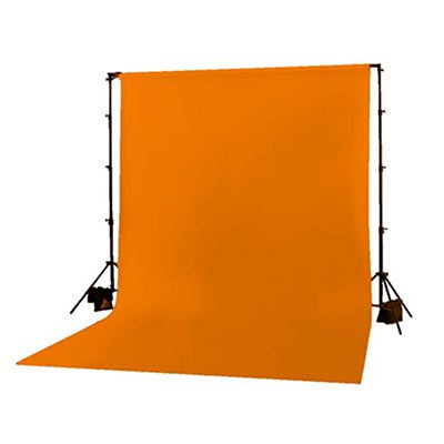فون عکاسی شطرنجی بکگراند نارنجی Backdrop 2×3 Nonwoven Sponbond Fabric Orange