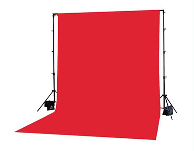 فون عکاسی شطرنجی بکگراند قرمز Backdrop Nonwoven cloth fabric 2×3 Red