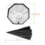 اکتاباکس چتری اسپیدلایت 120 سانت | Godox 120cm Softbox Umbrella Reflector for Speedlight