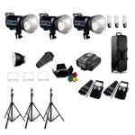 کیت 3شاخه فلاش استودیویی گودکس Godox QS400II 3-Light Studio Flash Kit