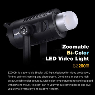 ویدیو لایت گودکس متغیر Godox SZ-200Bi LED Video Light