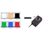 خیمه عکاسی نور دار 40×40 پلوز دیمر دار | Puluz Photography Tent LED 40x40cm