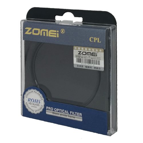 فیلتر لنز پولاریزه زومی مدل Zomei DW1 Wide Band PRO CPL 77mm