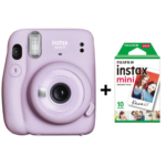 دوربین عکاسی چاپ سریع اینستکس مینی 11 فوجی + فیلم دهتایی | FUJIFILM INSTAX MINI 11 (Lilac Purple) (کپی)