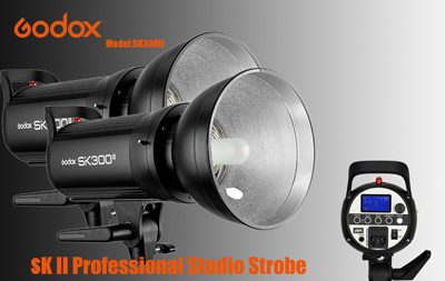 کیت فلاش استودیویی سه شاخه گودکس Godox SK300II Studio Strobe Kit