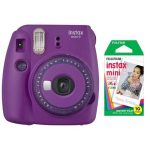 دوربین چاپ سریع اینستکس فوجی فیلم همراه فیلم دهتایی Fujifilm Instax Mini 9 Clear + Mini Film