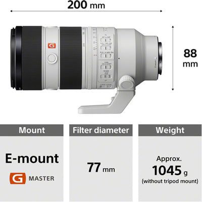 لنز سونی Sony FE 70-200mm f/2.8 GM OSS II Lens