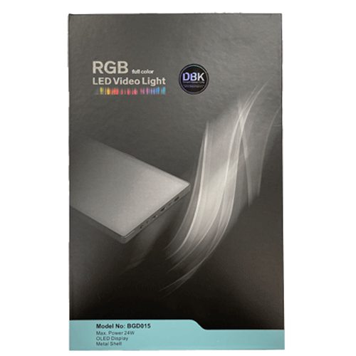 نور ثابت ال ای دی دی بی کی DBK Video Light RGB BGD015