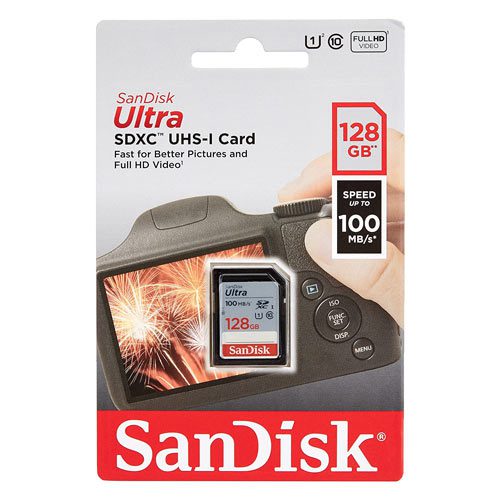 کارت حافظه سندیسک مدل SanDisk 128GB Ultra SDHC UHS-I 120MB/s