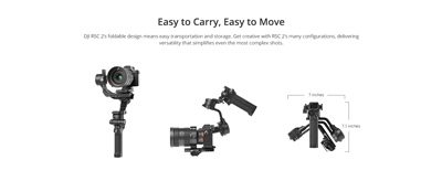 لرزشگیر دوربین دی جی آی DJI RSC 2 Gimbal Stabilizer Pro Combo