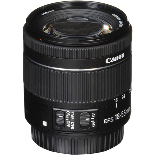 لنز کانن مدل Canon EF-S 18-55mm f/4-5.6 IS STM No Box