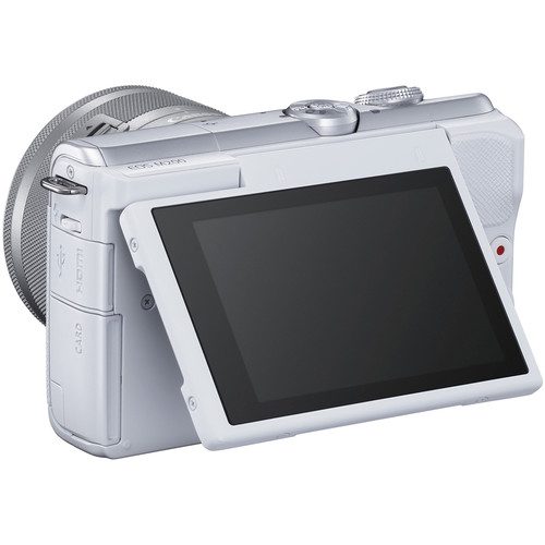 دوربین بدون آینه کانن Canon EOS M200 Mirrorless Kit 15-45mm (White)