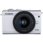 دوربین بدون آینه کانن Canon EOS M200 Mirrorless Kit 15-45mm White
